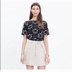 Madewell Tie-Dye Batik Blouse